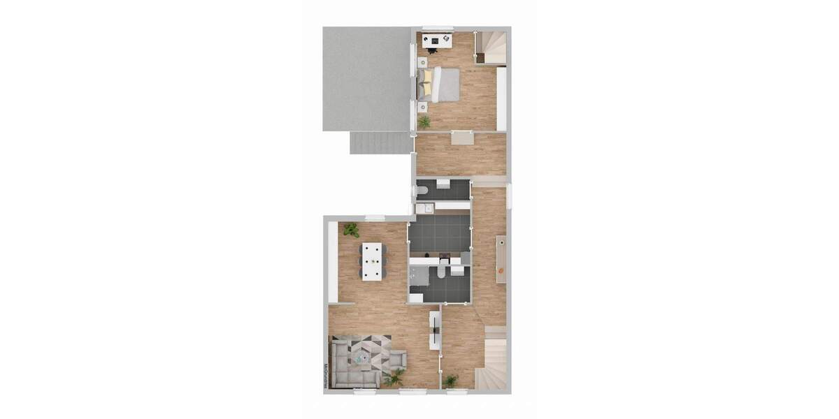 Reihenmittelhaus Floß Weikersmühle - 7 Zimmer, 182 m&sup2;, 1.590&euro; | Angebot:26155311