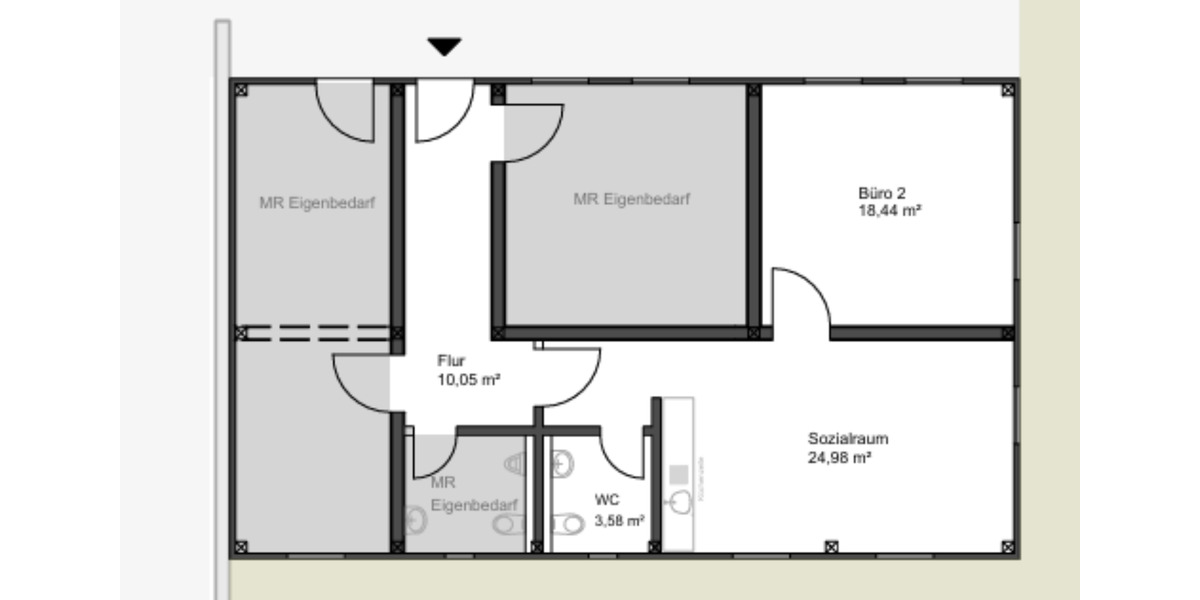 Bungalow Ansbach - 3 Zimmer, 47 m&sup2;, 560&euro; | Angebot:25853793
