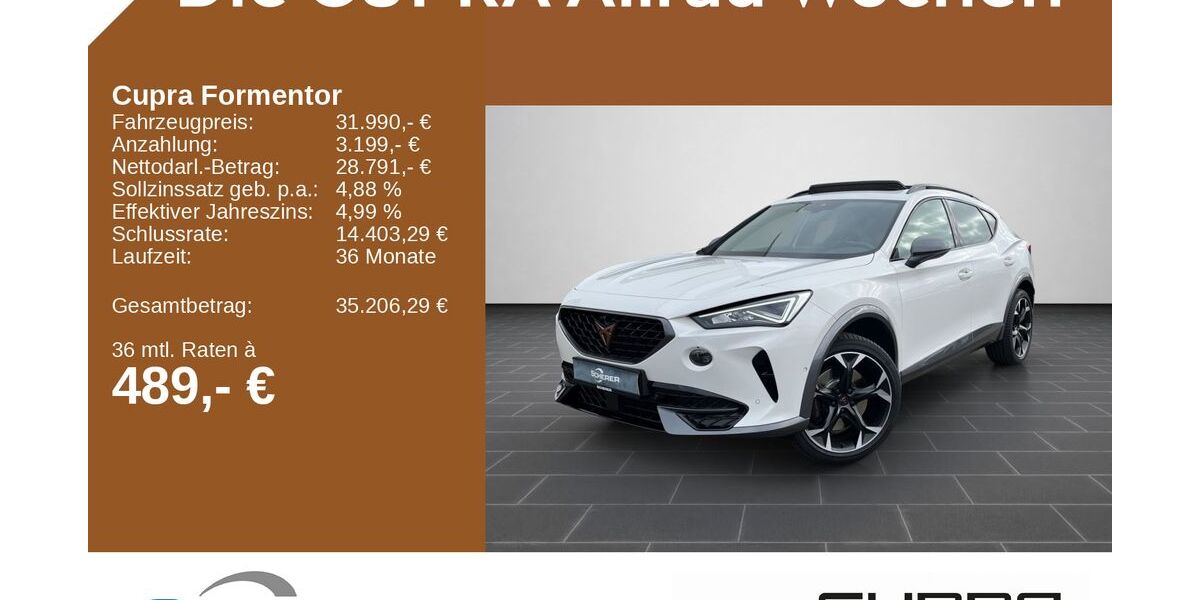 Cupra Formentor 46.445 km 31.990 &euro; Saarbrücken 66115