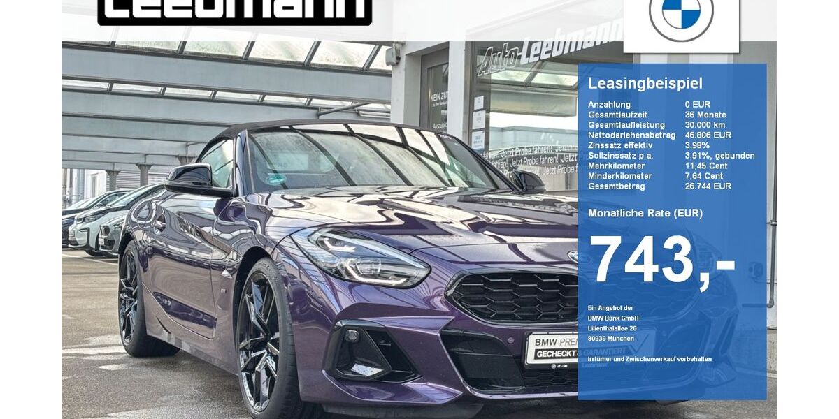 BMW Z4 M40 10.905 km 54.850 &euro; Passau 94036