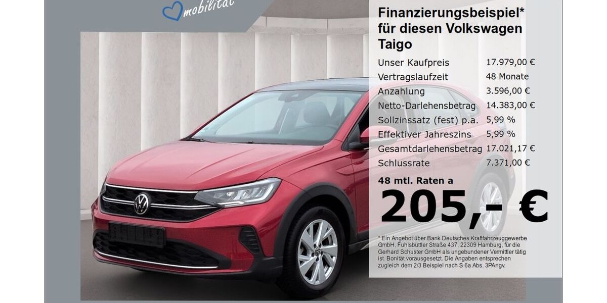 VW Taigo 27.577 km 17.979 &euro; Ruhstorf 94099
