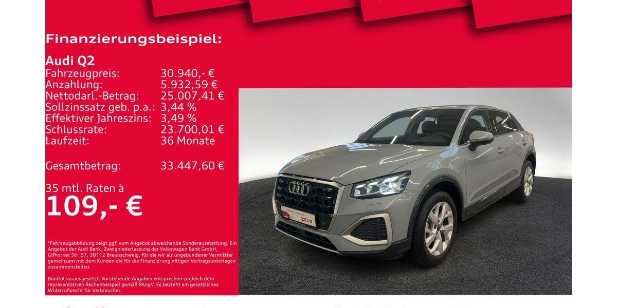 Audi Q2 5.188 km 30.940 € Hannover 30179