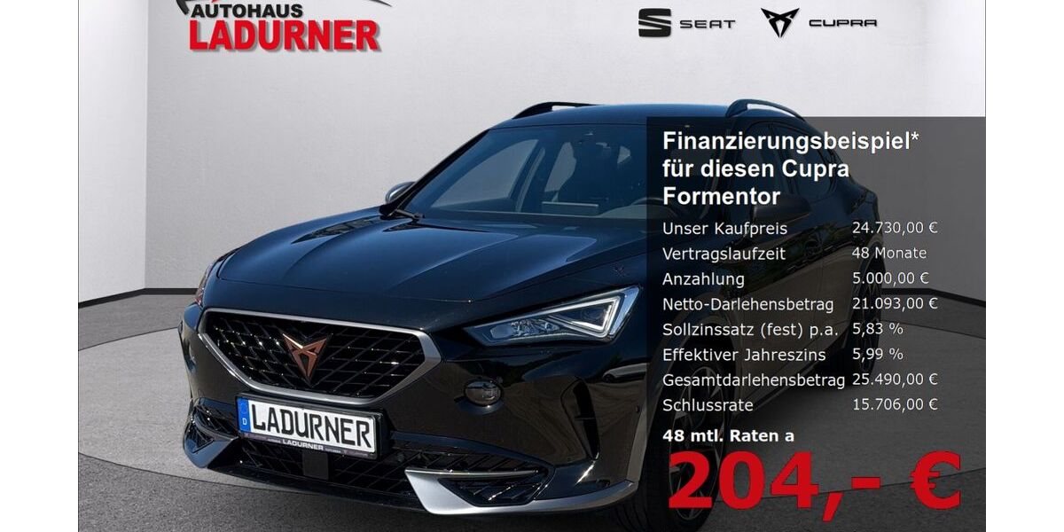 Cupra Formentor 62.950 km 24.730 &euro; Tuttlingen 78532