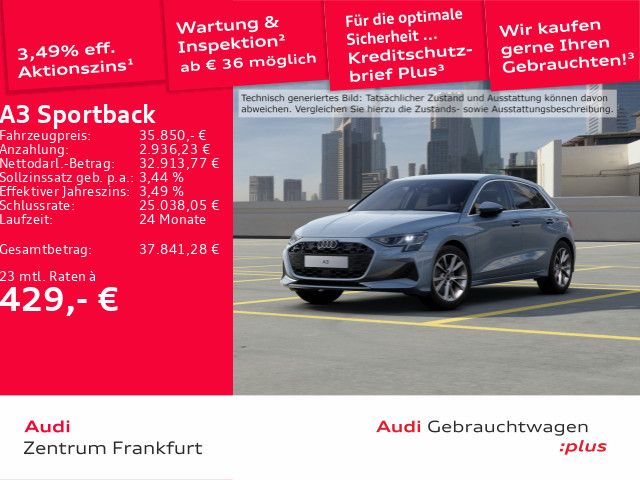 Audi A3 17.772 km 35.849 € Frankfurt am Main 60314