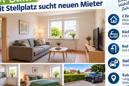 Wohnung Borna - 2 Zimmer, 60 m&sup2;, 440&euro; | Angebot:27627823