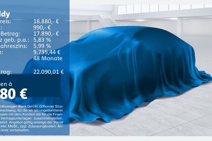 VW Caddy 62.635 km 18.880 &euro; Recklinghausen 45663