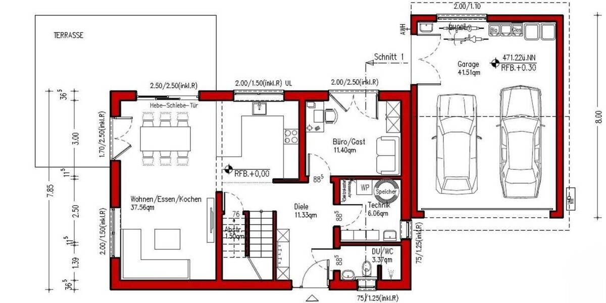 Moderne Architektur im Ortskern 5 zimmer