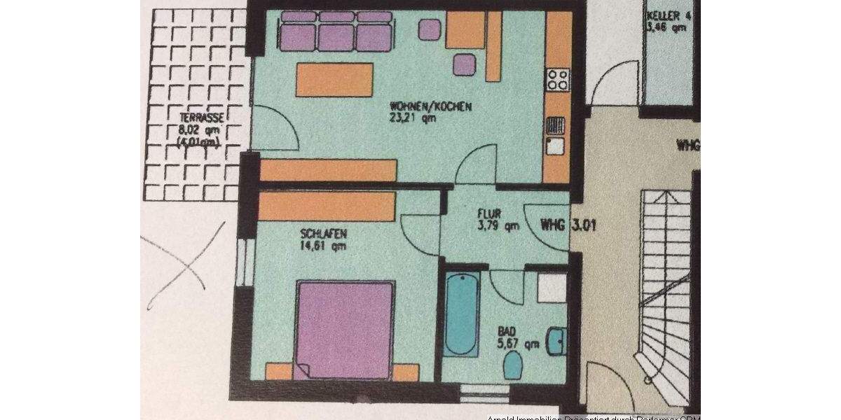 Terrassenwohnung Altenberg Schellerhau - 2 Zimmer, 54 m&sup2;, 60.000&euro; | Angebot:25822266