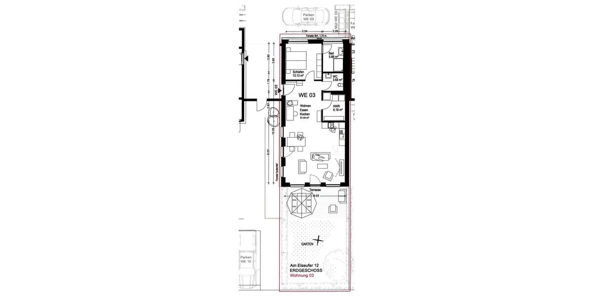 Erdgeschoßwohnung Melle - 2 Zimmer, 90 m&sup2;, 993&euro; | Angebot:26295172