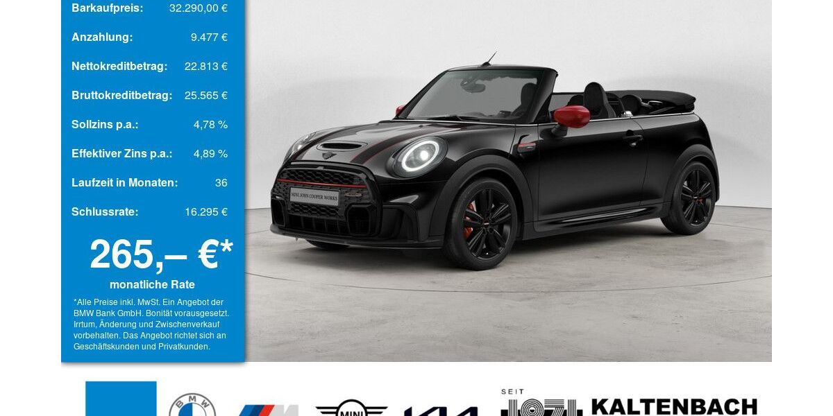 Mini John Cooper Works Cabrio 37.692 km 31.890 &euro; Overath-Vilkerath 51491