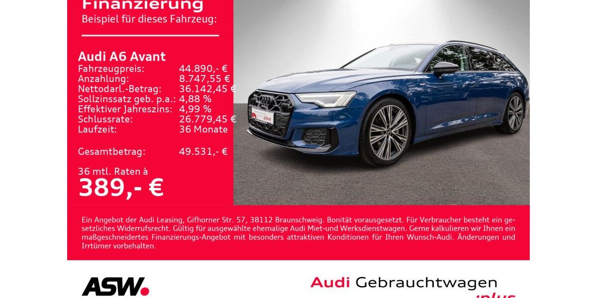 Audi A6 39.900 km 43.890 &euro; Heilbronn 74074