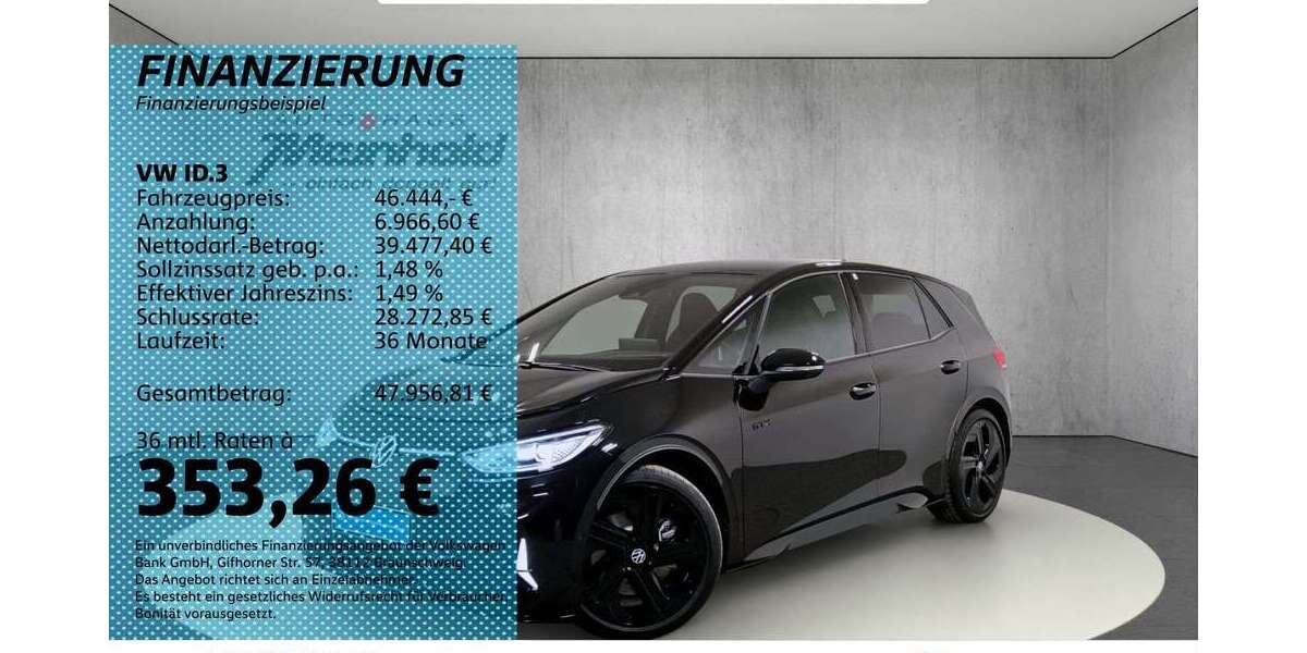 VW ID.3 5.650 km 46.444 &euro; Auerbach/Rebesgrün 08209