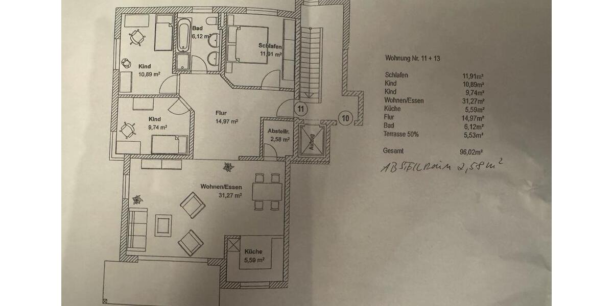 Etagenwohnung Gersthofen - 4 Zimmer, 97 m&sup2;, 489.000&euro; | Angebot:25768089