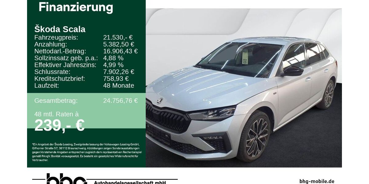 Skoda Scala 13.722 km 21.530 &euro; Balingen 72336