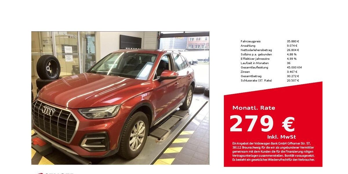 Audi Q5 45.510 km 34.880 &euro; Bielefeld 33609