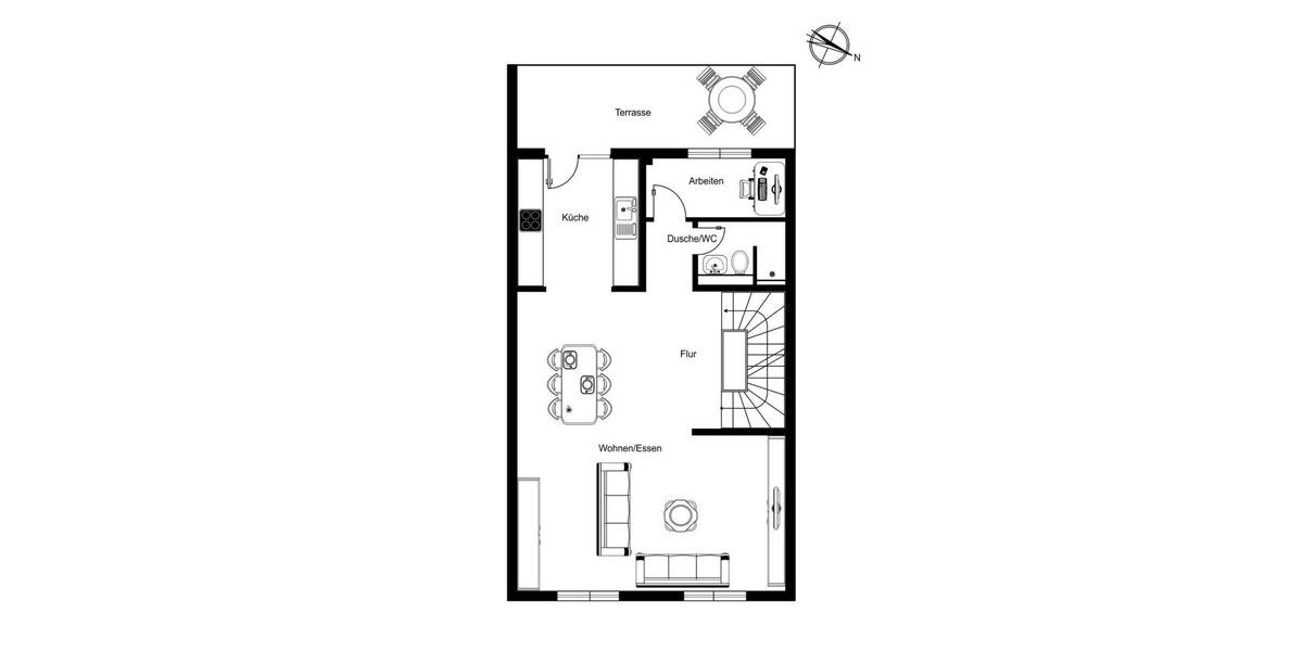 Reihenmittelhaus Bad Wildbad - 4 Zimmer, 137 m&sup2;, 590.000&euro; | Angebot:26797218