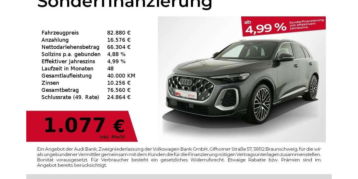 Audi SQ5 7.800 km 82.880 € Nürnberg 90441