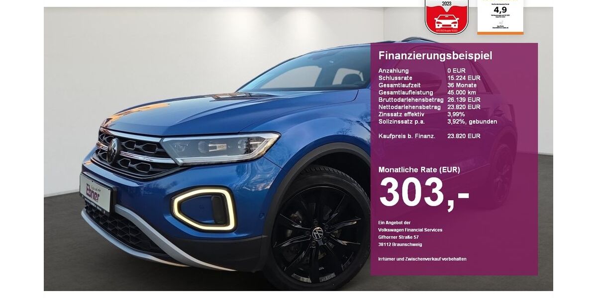 VW T-Roc 24.500 km 23.820 &euro; Albbruck 79774