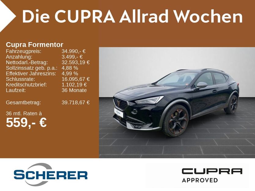Cupra Formentor 20.100 km 34.990 € Neustadt a.d. Weinstraße 67433