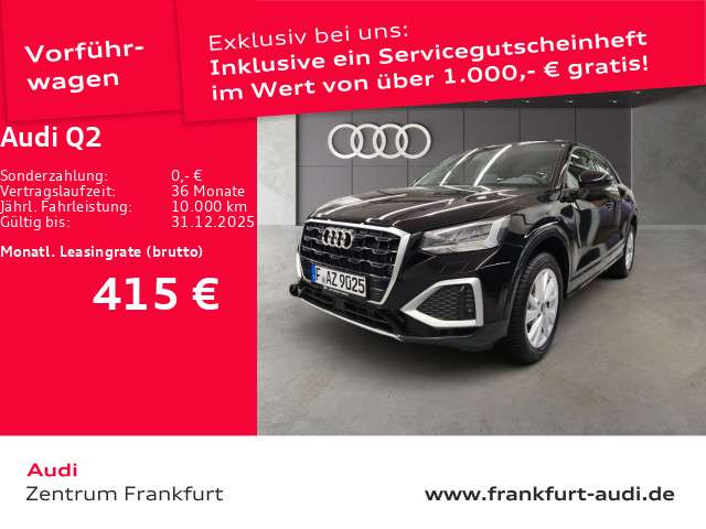 Audi Q2 9.900 km 32.971 € Frankfurt 60314