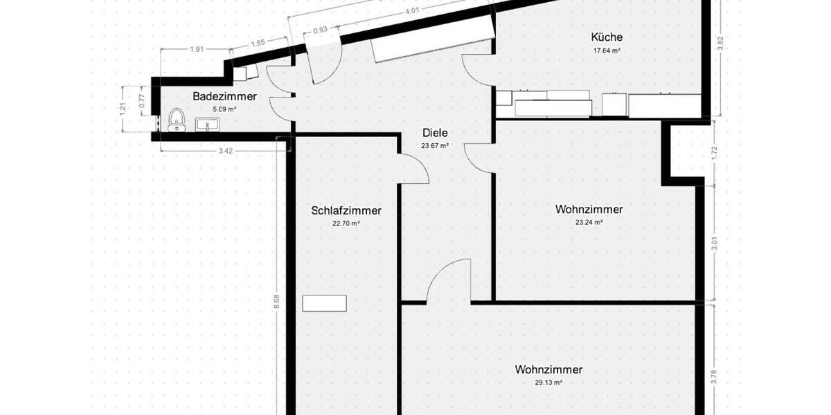Dachgeschoßwohnung Hamm (Sieg) - 3 Zimmer, 120 m&sup2;, 600&euro; | Angebot:26621588