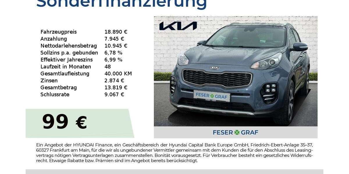 Kia Sportage 65.864 km 18.890 &euro; Roth 91154