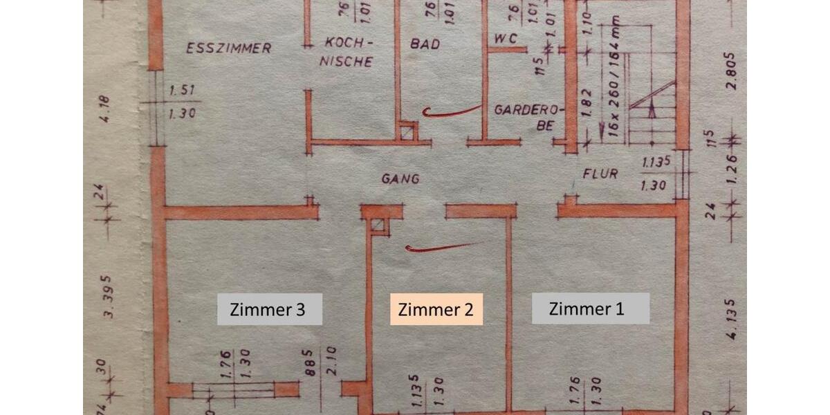Etagenwohnung Vöhringen - 1 Zimmer, 17 m&sup2;, 270&euro; | Angebot:25497558