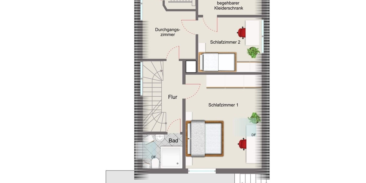 Charmante DHH mit Hinterhaus - Doppelhaushälfte Hildesheim Marienburger Höhe | Angebot:26855687
