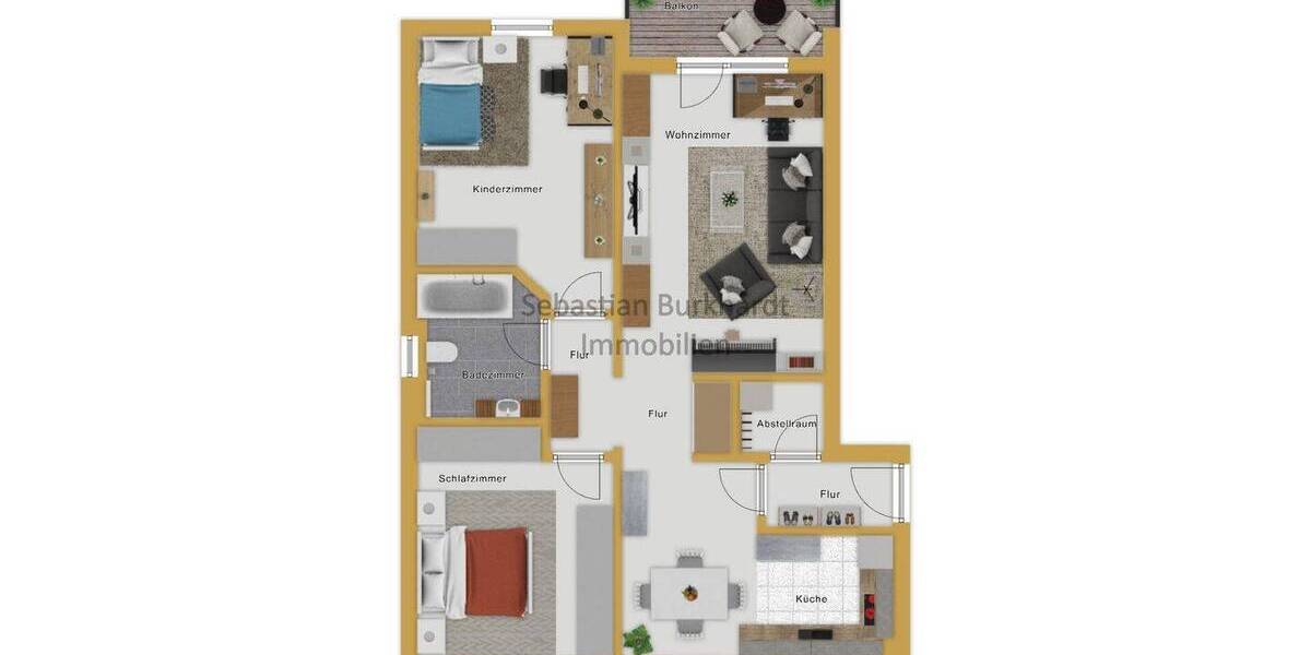 Etagenwohnung Ilmenau - 3 Zimmer, 80 m&sup2;, 150.000&euro; | Angebot:26920477
