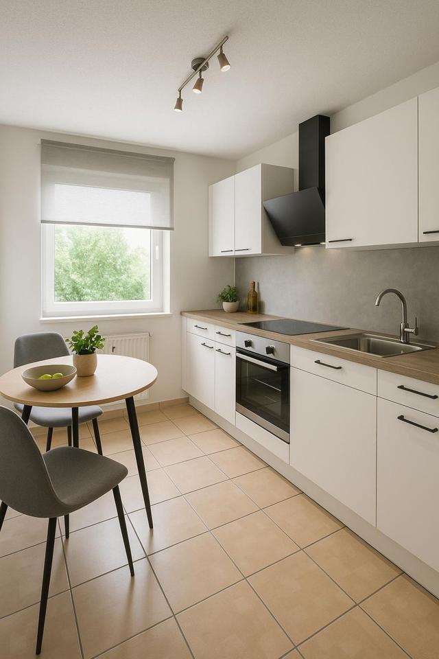 Moderne Wohnung 2ZKB Balkon inkl Küche+Stellplatz, an der UNI