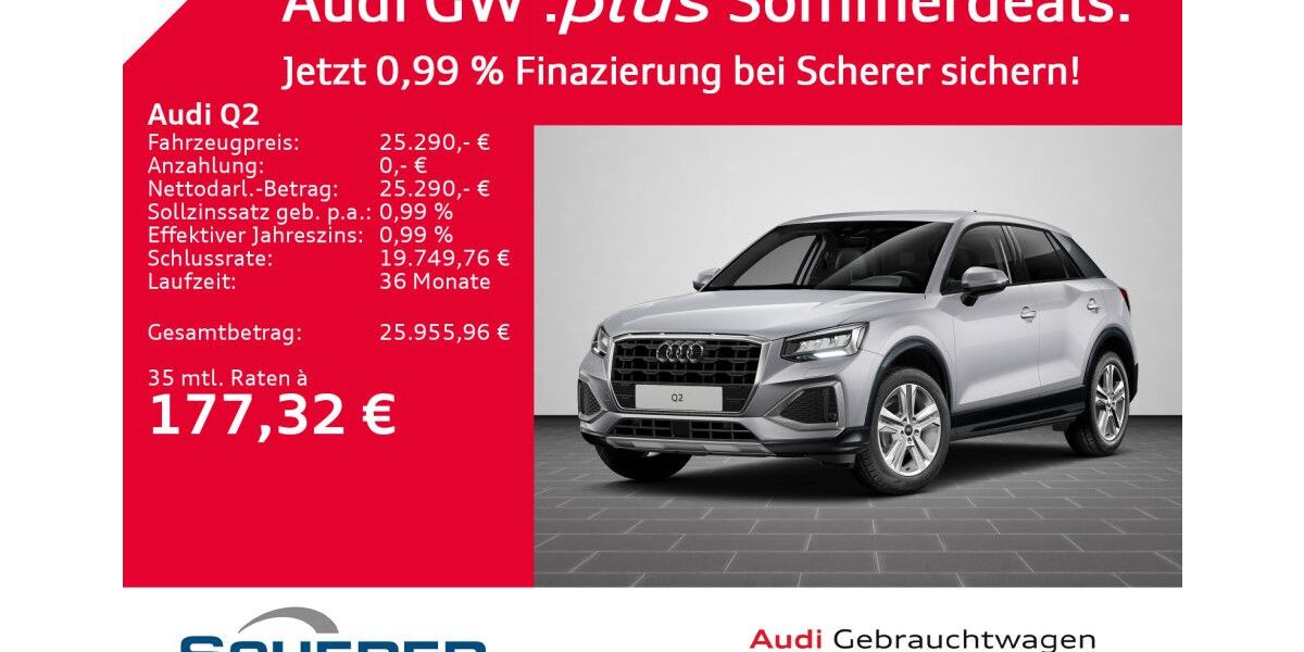 Audi Q2 3.263 km 25.290 &euro; Simmern 55469