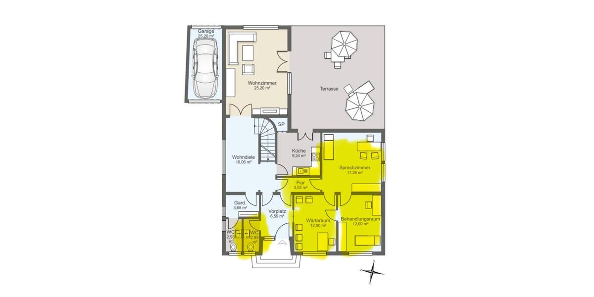 Räumlichkeiten – ideal für Therapie, Büro oder ähnliche Nutzung zimmer