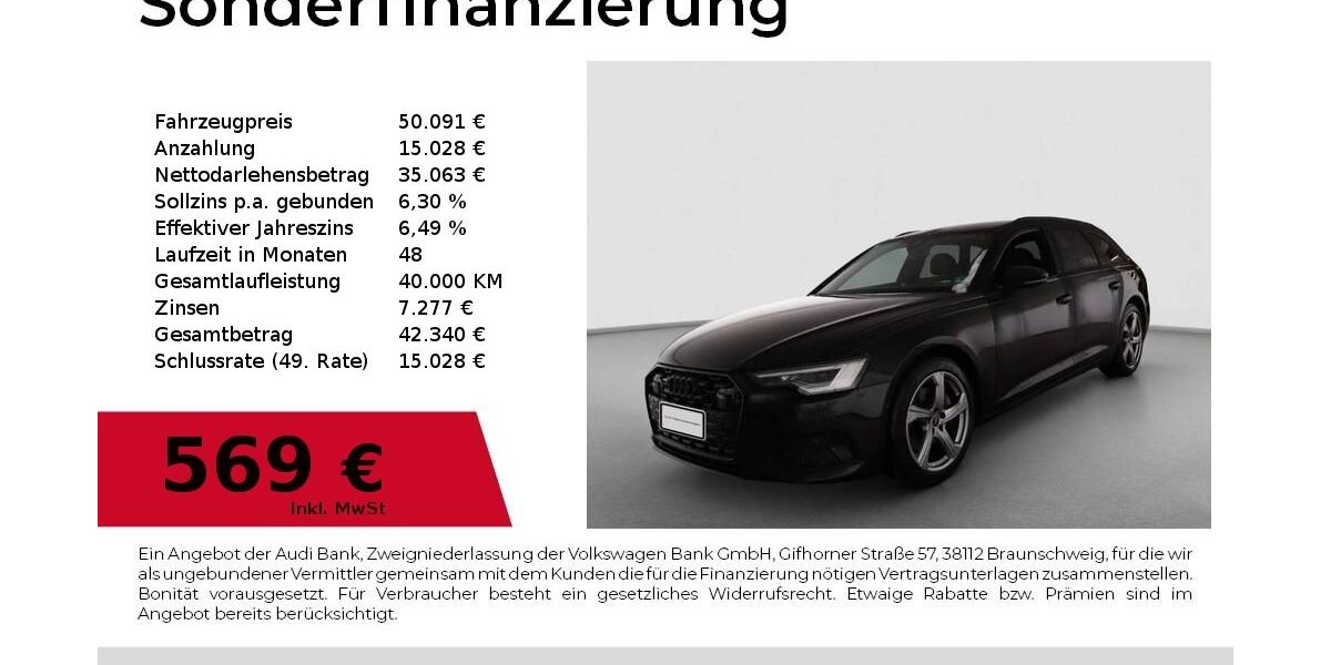 Audi A6 26.287 km 50.091 &euro; Lauf an der Pegnitz 91207