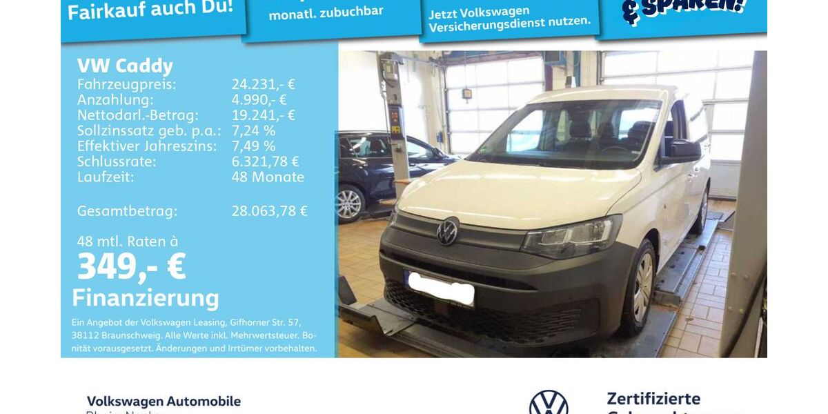 VW Caddy 70.597 km 23.989 &euro; Mannheim 68309