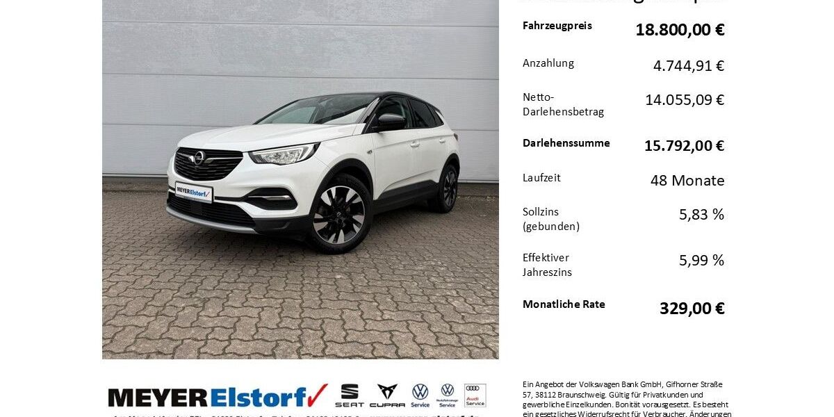 Opel Grandland (X) 28.000 km 18.800 &euro; Neu Wulmstorf 21629