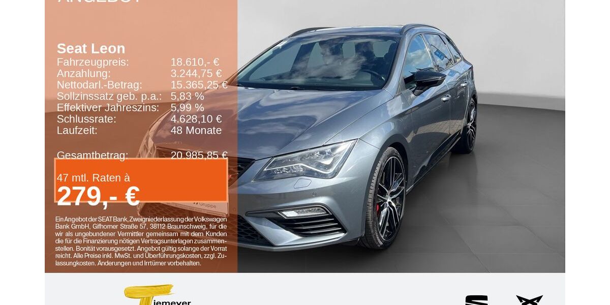 Seat Leon 130.595 km 17.940 &euro; Recklinghausen 45663