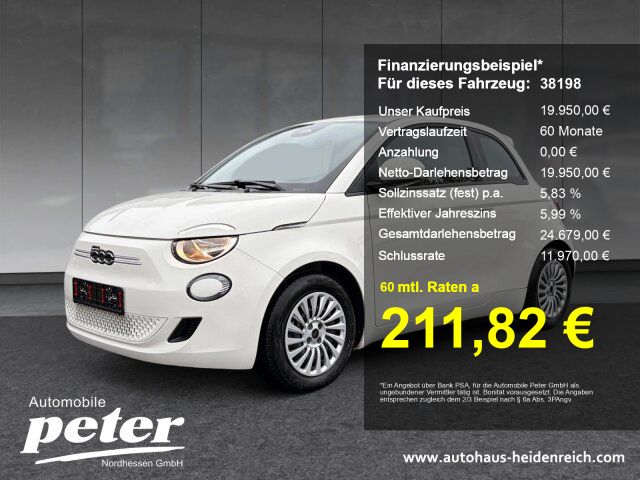 Fiat 500e 40.360 km 19.950 &euro; Göttingen 37079