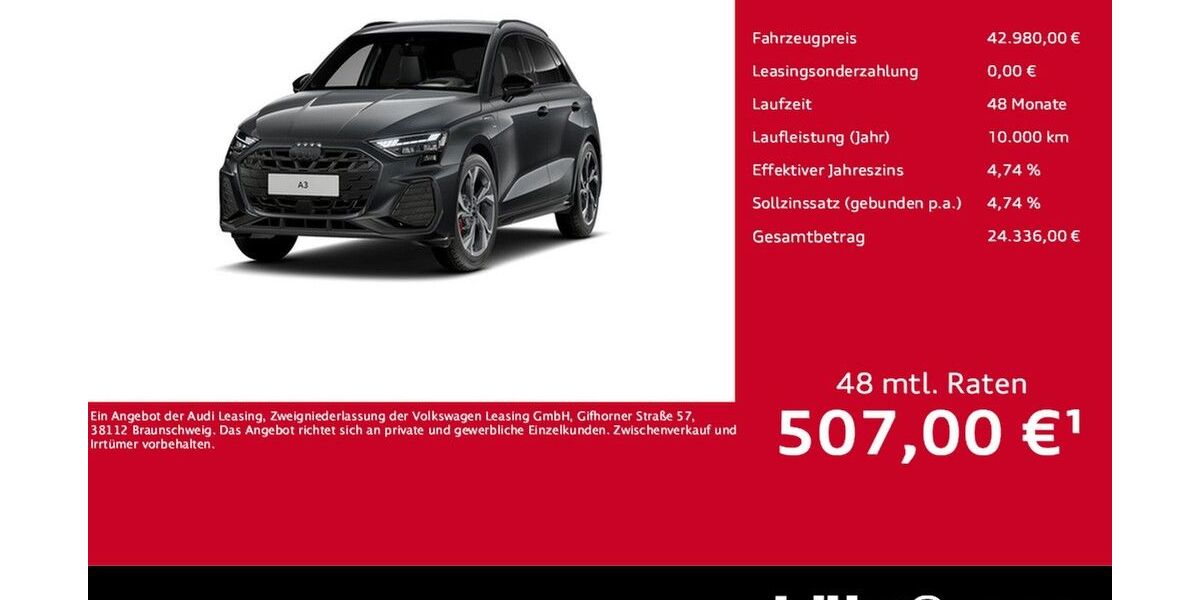 Audi A3 10.500 km 42.980 &euro; Trier 54292
