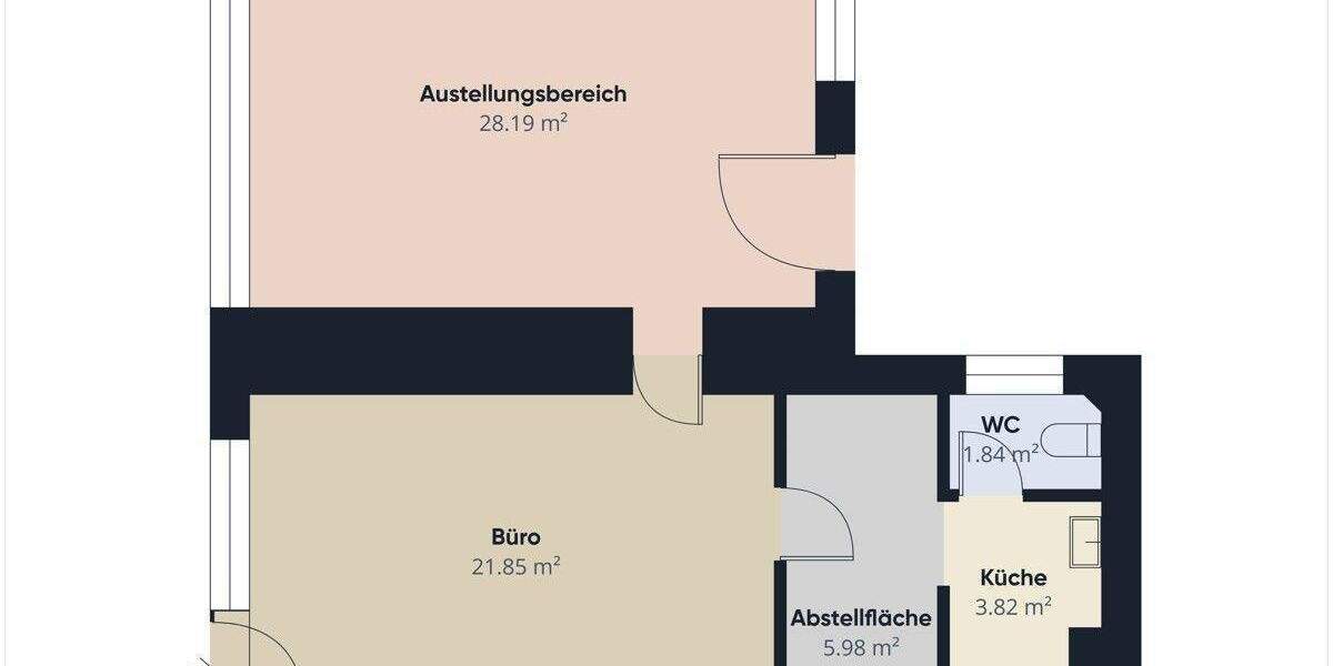 Gewerbeobjekt Regensburg Kasernenviertel - 2 Zimmer, 189.000&euro; | Angebot:25850786