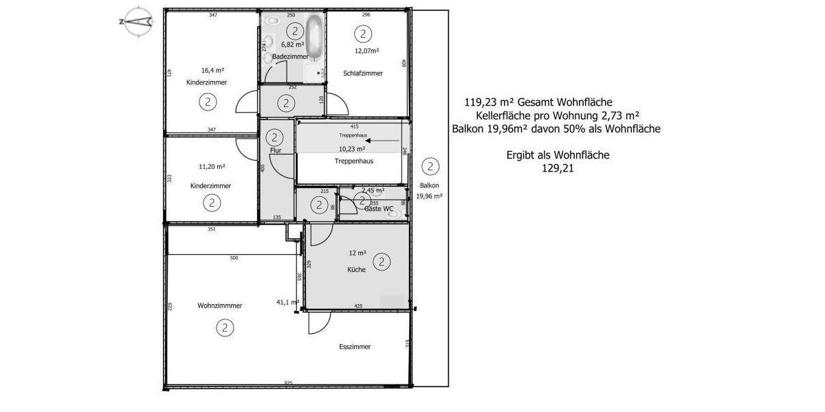 Etagenwohnung Stiefenhofen - 4 Zimmer, 130 m&sup2;, 1.342&euro; | Angebot:25990716