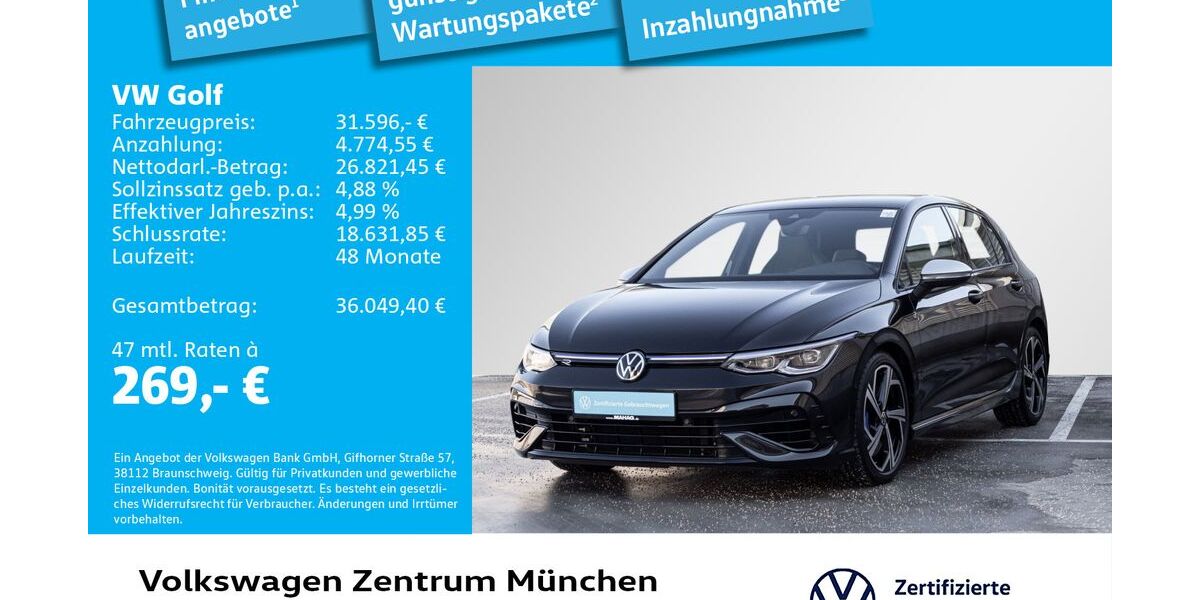 VW Golf 48.372 km 31.596 &euro; München 80687