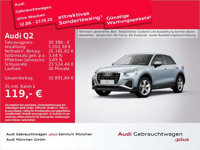 Audi Q2 3.315 km 30.384 € Eching 85386