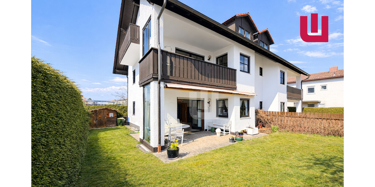 WINDISCH - Gepflegte und sonnige 3-Zimmer- Gartenwohnung zentral in Gilching - nur 40m zur S-Bahn! - Erdgeschoßwohnung Gilching | Angebot:25902647