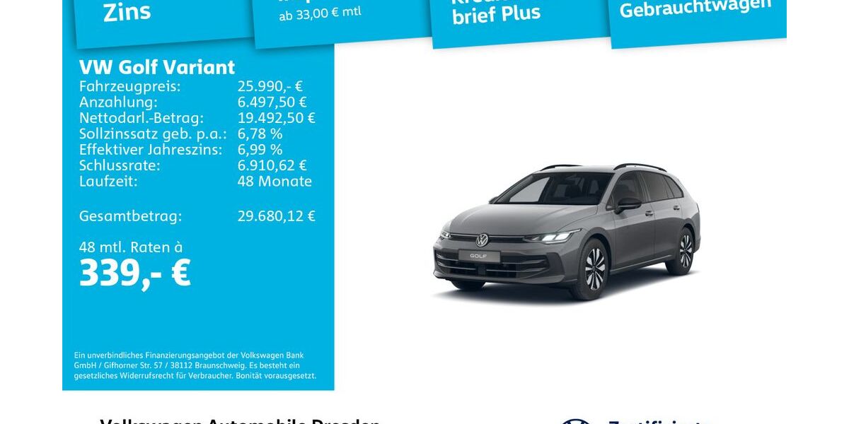 VW Golf 7.777 km 25.990 &euro; Dresden 01169