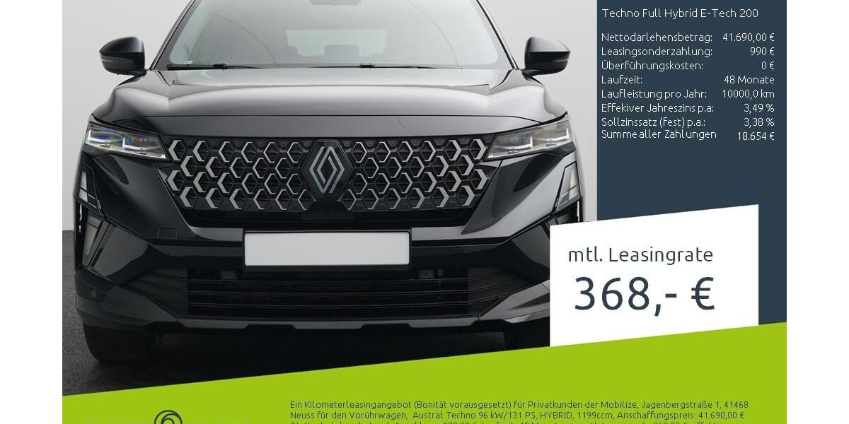 Renault Austral 15.127 km 35.490 &euro; Dülmen 48249