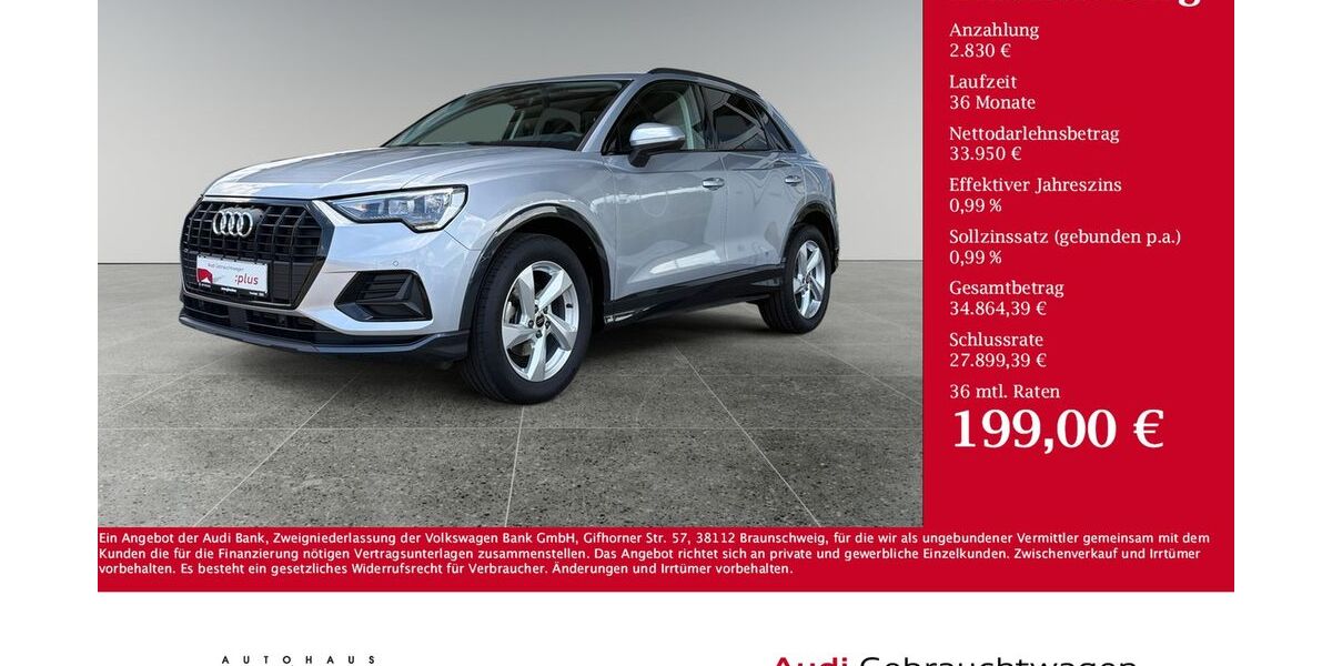 Audi Q3 7.873 km 36.780 &euro; Pronsfeld 54597