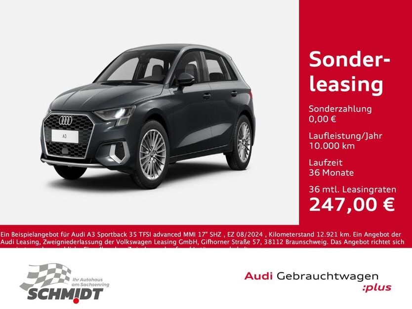Audi A3 12.921 km 27.250 € Bernsdorf 09337