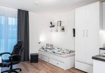 Möbliertes EinzelZimmer in einer Wohnung im Studentenwohnheim