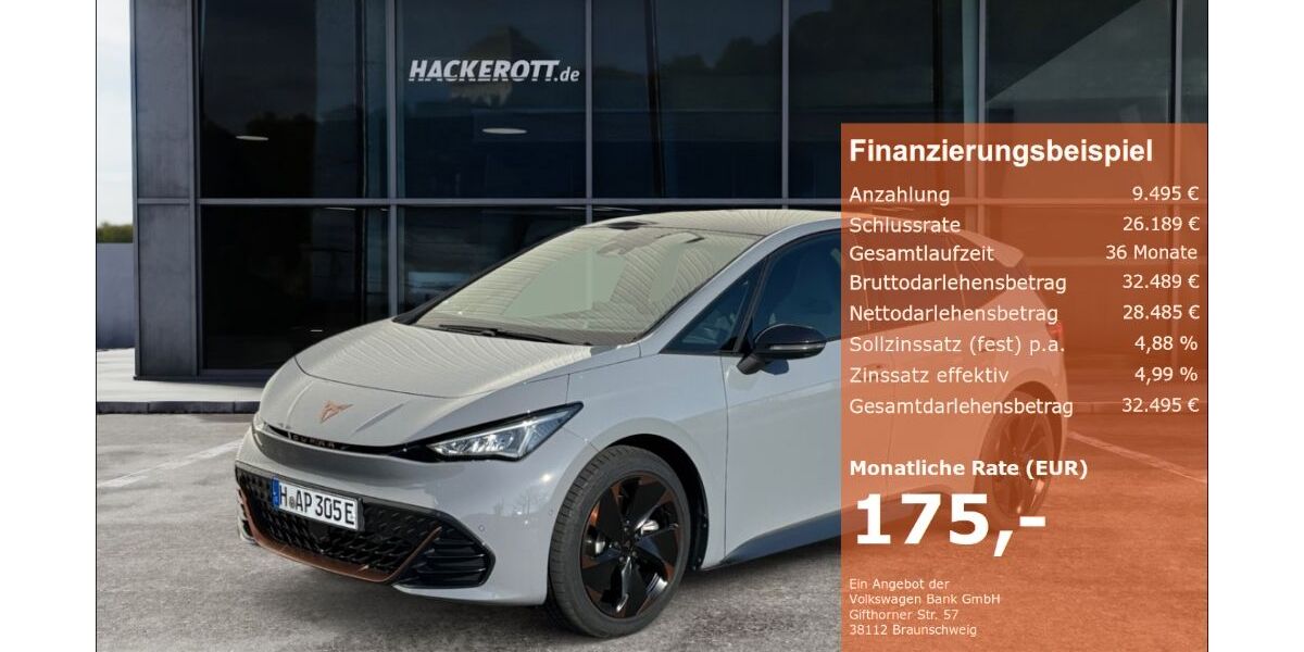 Cupra Born 2.900 km 37.980 &euro; Laatzen 30880