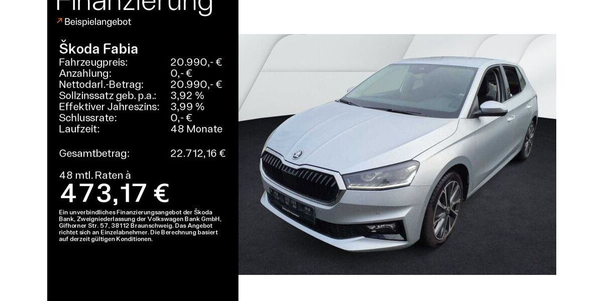 Skoda Fabia 3.351 km 20.990 &euro; Schweinfurt 97424